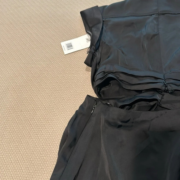 Jason Wu Black Satin Dress - Picture 12 of 12